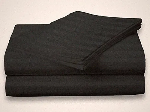 2 PACK Deluxe Hotel 400 Thread Count 100% Cotton Sateen Sheet Set Dobby Stripe