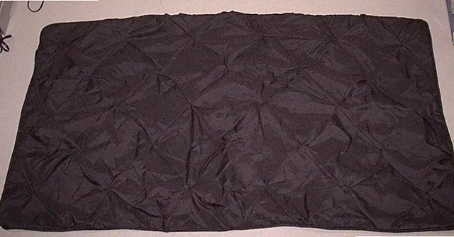 (2) Pinch Pleat Shams ~ Black ~ 20" x 36" King **NEW**