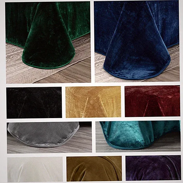 9 Pounds Heavy Thick Korean Mink Blanket 85 X 95 Inches- King (Oversized Queen)