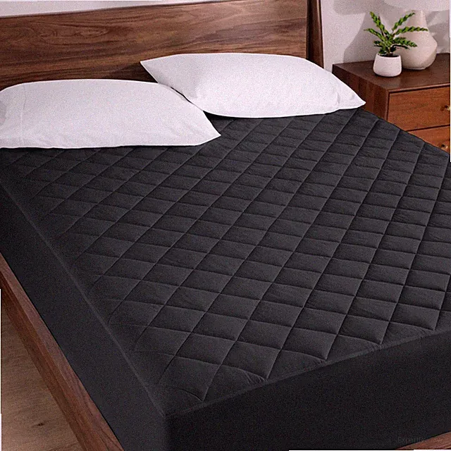 Bare Home Premium Quilted Fitted Mattress Pad, Hypoallergenic, Fiberfill