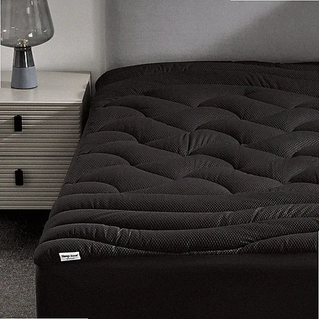 Cooling Mattress Pad Quilted Matress Topper Protector Cover Deep Pocket Fitted